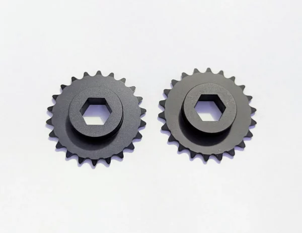 TTB - QTY 2 - 1/2" Hex 22 Tooth #25 Sprocket