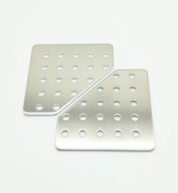 TTB - QTY 2 - Aluminum Big L Gussets - 5mm Hole Size