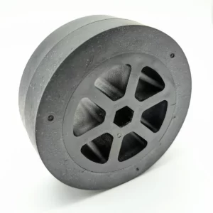 TTB - 4" Solid Urethane Wheel 1/2" Hex Bore - 45A Durometer