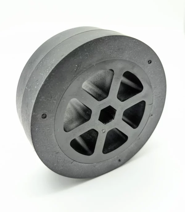 TTB - 4" Solid Urethane Wheel 1/2" Hex Bore - 45A Durometer